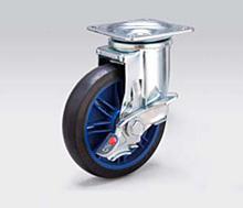 WSG-150RB-PS. Swivel caster / Pedal brake