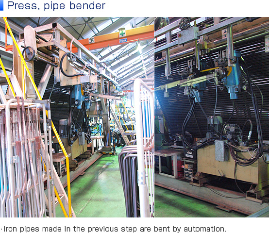 2. Press, pipe bender